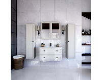 Kúpeľňová skrinka so zrkadlom Jump 80 - kašmír