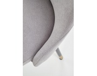 Jedálenská stolička K318 - sivá / čierna / zlatá