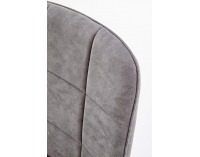 Jedálenská stolička K339 - sivá / čierna