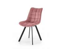 Jedálenská stolička K332 - ružová / čierna