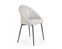 Jedálenská stolička K357 - sivá / čierna