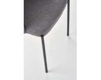 Jedálenská stolička K373 - sivá / čierna