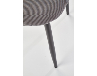 Jedálenská stolička K387 - sivá / čierna