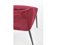 Jedálenská stolička K399 - bordová / čierna
