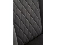 Jedálenská stolička K399 - tmavosivá / čierna