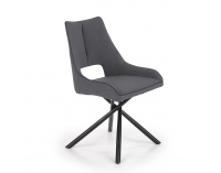 Jedálenská stolička K409 - sivá / čierna