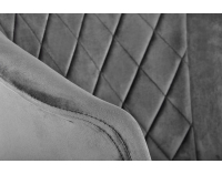 Jedálenské kreslo K421 - sivá / čierna