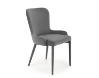 Jedálenská stolička K425 - sivá / čierna