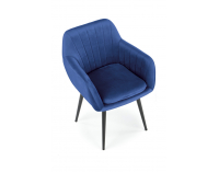 Jedálenské kreslo K429 - granátová / čierna