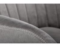 Jedálenské kreslo K429 - sivá / čierna