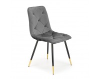 Jedálenská stolička K438 - sivá / čierna