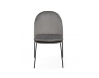 Jedálenská stolička K443 - sivá / čierna