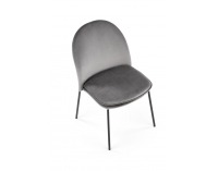 Jedálenská stolička K443 - sivá / čierna