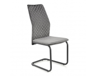 Jedálenská stolička K444 - sivá / čierna