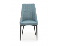 Jedálenská stolička K448 - modrá / svetlosivá / čierna