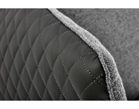 Jedálenská stolička K448 - sivá / čierna