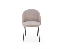 Jedálenská stolička K451 - sivá / svetlý orech / čierna