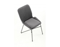 Jedálenská stolička K454 - sivá / čierna