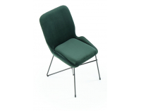 Jedálenská stolička K454 - tmavozelená / čierna