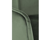 Jedálenské kreslo K463 - tmavozelená / čierna