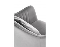 Jedálenské kreslo K464 - sivá / čierna