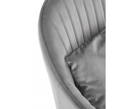 Jedálenské kreslo K464 - sivá / čierna