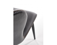 Jedálenská stolička K466 - tmavosivá / čierna