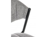 Jedálenská stolička K469 - sivá / čierna