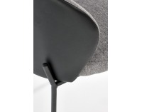 Jedálenská stolička K471 - sivá / čierna