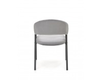 Jedálenská stolička K473 - sivá / čierna