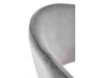 Jedálenská stolička K473 - sivá / čierna