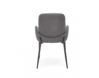 Jedálenská stolička K477 - sivá / čierna