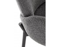 Jedálenská stolička K477 - sivá / čierna