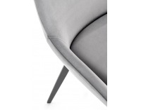 Jedálenská stolička K479 - sivá / čierna