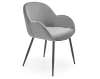 Jedálenská stolička K480 - sivá / čierna