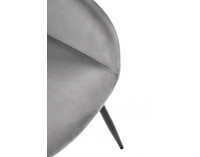 Jedálenská stolička K480 - sivá / čierna