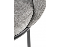 Jedálenská stolička K482 - sivá / čierna