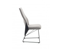 Jedálenská stolička K485 - sivá / čierna