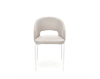 Jedálenská stolička K486 - béžová / biela