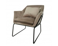 Kreslo Kadar - sivá / čierna