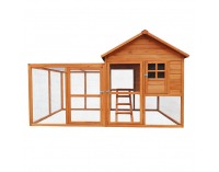 Kurník pre sliepky Kameo - hnedá / zelená