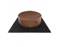 Nafukovacia vírivka Kamino New Typ 1 800 l - hnedá / biela