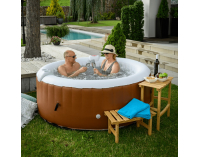 Nafukovacia vírivka Kamino New Typ 1 800 l - hnedá / biela