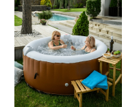 Nafukovacia vírivka Kamino New Typ 1 800 l - hnedá / biela