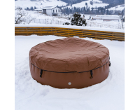 Nafukovacia vírivka Kamino New Typ 1 800 l - hnedá / biela