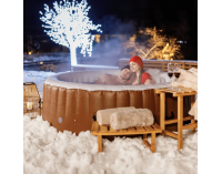 Nafukovacia vírivka Kamino New Typ 1 800 l - hnedá / biela