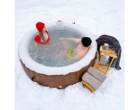 Nafukovacia vírivka Kamino New Typ 1 800 l - hnedá / biela