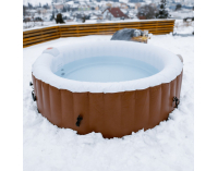 Nafukovacia vírivka Kamino New Typ 1 800 l - hnedá / biela