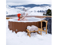 Nafukovacia vírivka Kamino New Typ 1 800 l - hnedá / biela