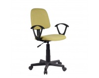 Kancelárska stolička s podrúčkami Tamson - zelená / čierna